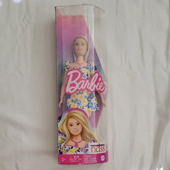 barbie fashionistas doll with down syndrome wearing floral dress Plus Size Vintage Christmas Ball Dress main image 1